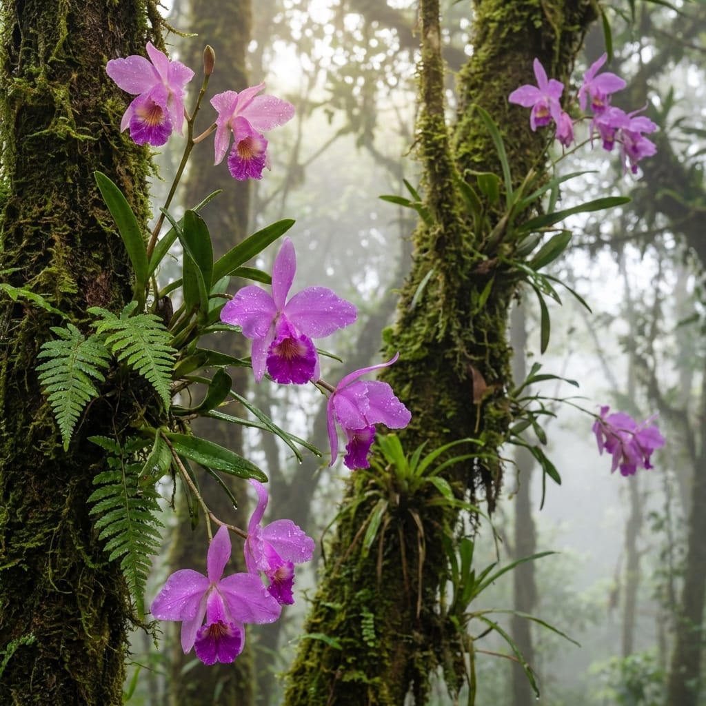Orquídeas del bosque de niebla - La Cordillera